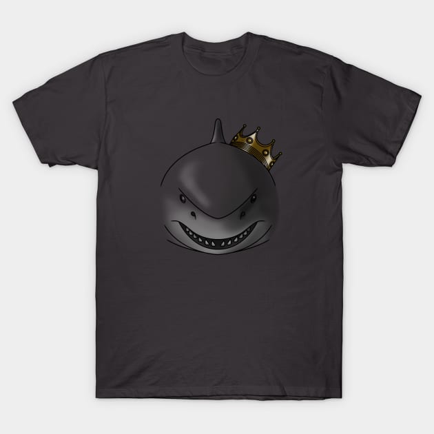 Shark is King T-Shirt by dann